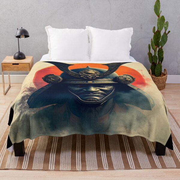 Item preview, Courage Is Our Strongest Wall Samurai designed and sold by ShadowAndSlate.
