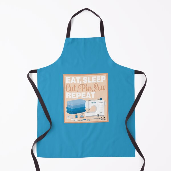 Item preview, Eat Sleep Repeat General Sewing - New Machine - BLUE designed and sold by StellarFX.
