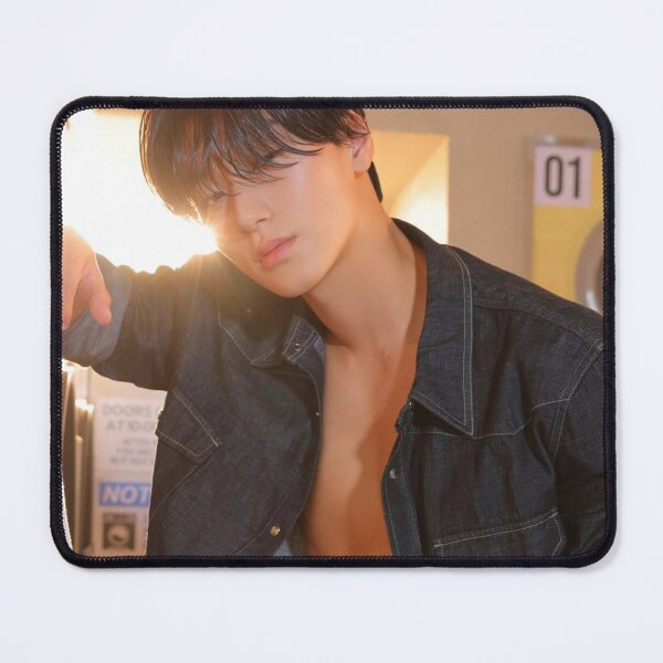 Item preview, ATEEZ Choi San abs 에이티즈 GOLDEN HOUR Part 3 Lemon Drop Title Poster kpop atiny summer boyfriend vibes designed and sold by Kpop-Noona.