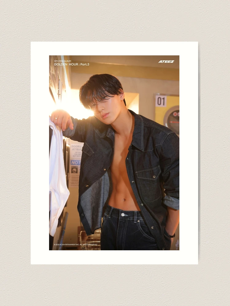 ATEEZ Choi San abs 에이티즈 GOLDEN HOUR Part 3 Lemon Drop Title