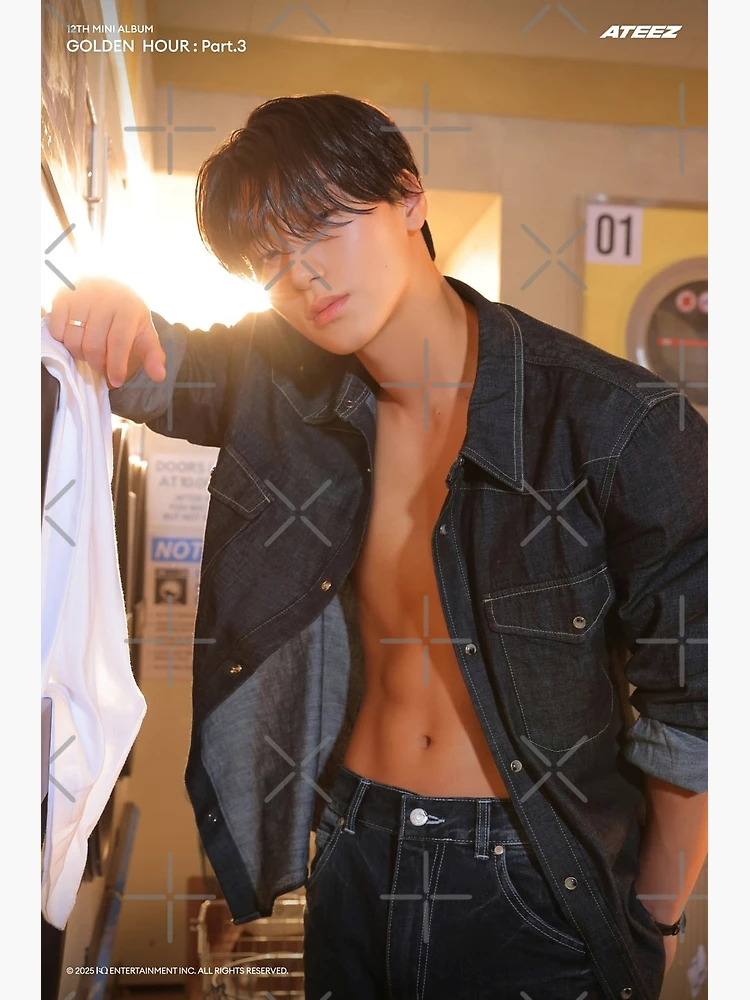ATEEZ Choi San abs 에이티즈 GOLDEN HOUR Part 3 Lemon Drop Title