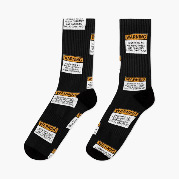 Item preview, WARNING: GENDER ROLES ARE AN OUTDATED AND DAMAGING SOCIAL CONSTRUCT designed and sold by Rob Price.