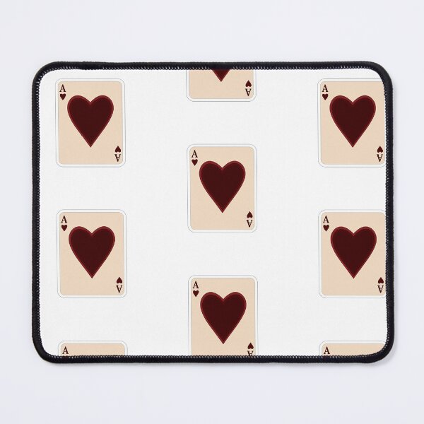 Item preview, Minimalist Ace of Hearts Playing Card Design designed and sold by weirdfishes123.