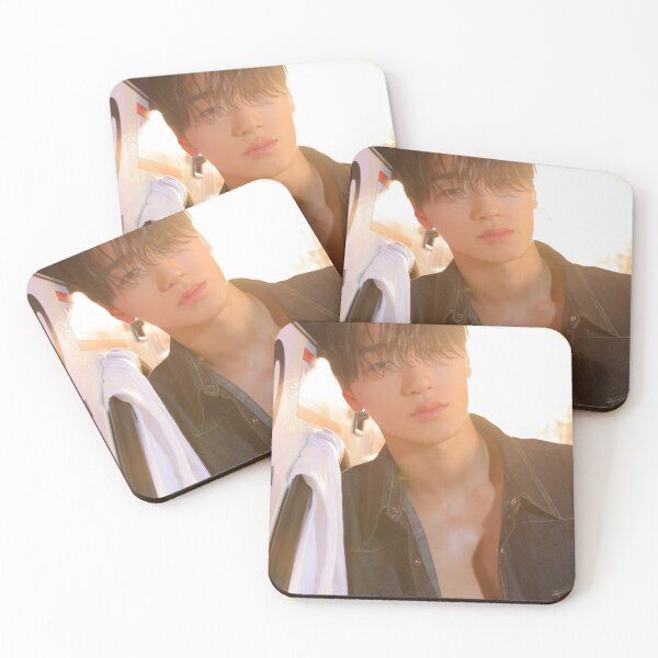 Item preview, ATEEZ Choi San abs 에이티즈 GOLDEN HOUR Part 3 Lemon Drop Title Poster kpop atiny summer boyfriend vibes designed and sold by Kpop-Noona.