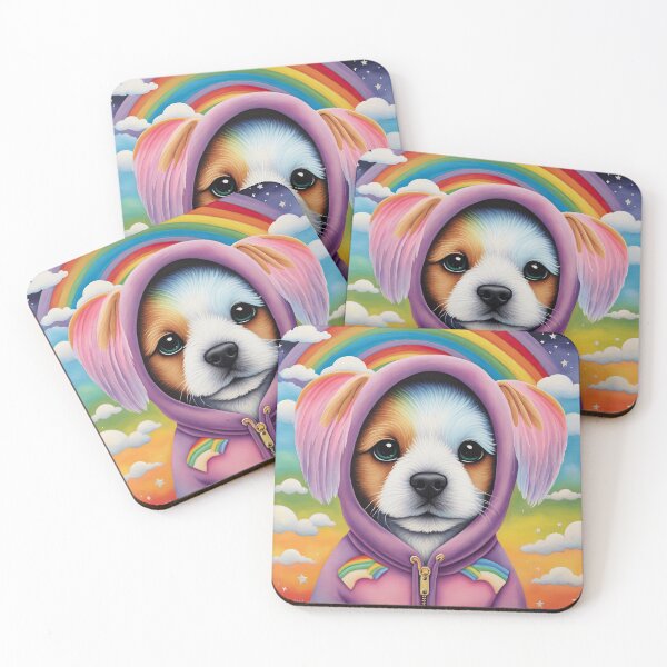 Item preview, Puppy Angel Paints Rainbow designed and sold by Colin Bentham.
