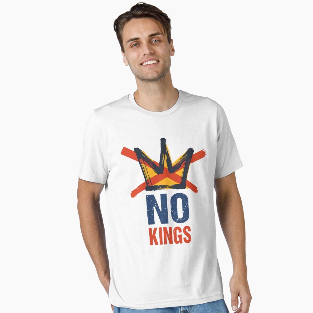 NO KINGS, Anti Authoritarian Protest, No Kings In America, Political, Democracy, Democracy Not Monarchy Poster
