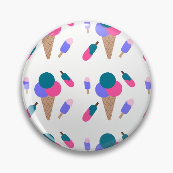 Item preview, Summery ice cream design – colorful ice cream on a stick & cone on a white background designed and sold by vanessa.kreativdesign.