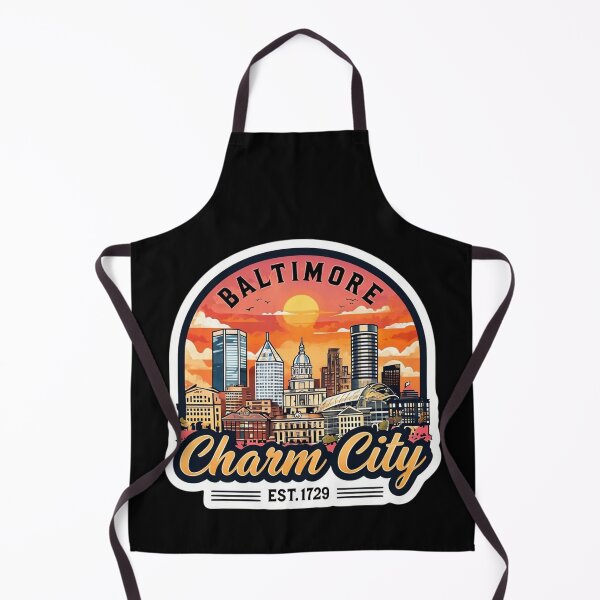 Item preview, Baltimore Skyline at Sunset designed and sold by Aise06.