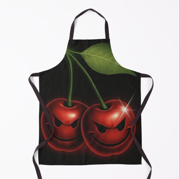 Artikelvorschau, Evil Cherries Duo – Cartoon-Illustration dunkler Früchte entworfen und verkauft von weirdfishes123.