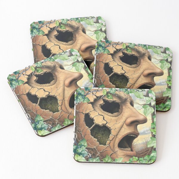 Item preview, Cracked Earth Face in the Silent Forest designed and sold by Angellacelin.