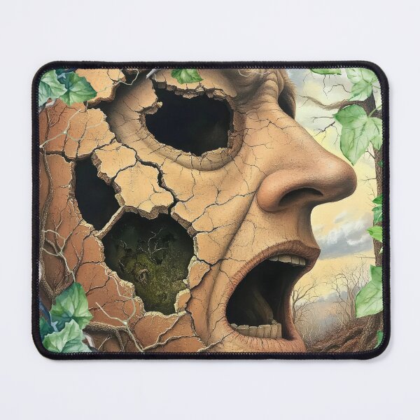 Item preview, Cracked Earth Face in the Silent Forest designed and sold by Angellacelin.