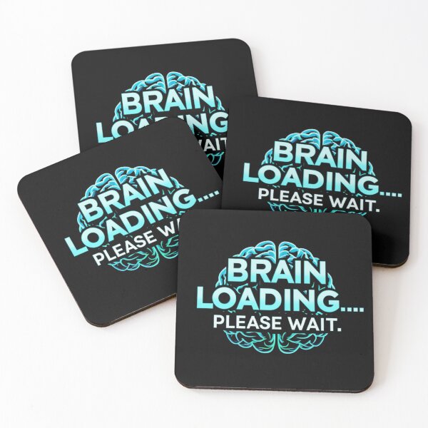 Item preview, Brain Loading... Please Wait – Tech Glitch Style Graphic designed and sold by Irene Catchmind.