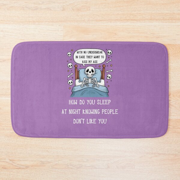 Item preview, How Do You Sleep At Night Knowing People Don't Like You designed and sold by RobbyCreations.