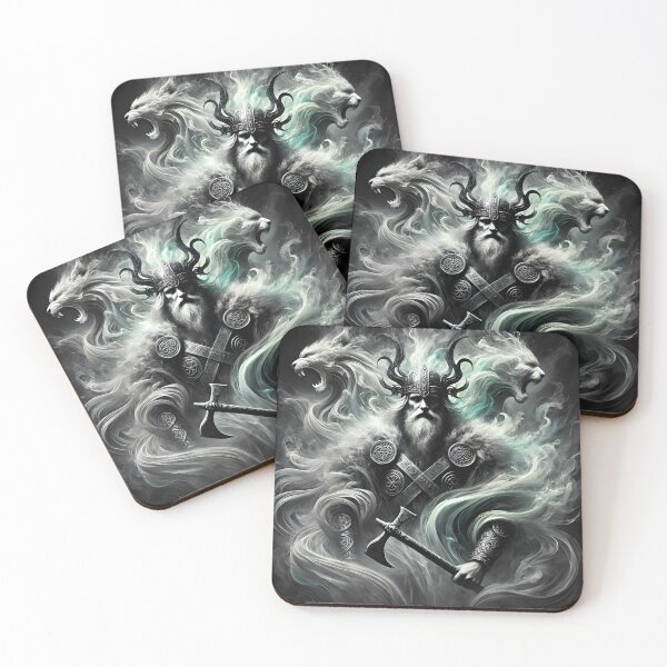 Item preview, "Siegfried – Dragon Slayer of Legend | Norse Hero in Ethereal Mist" designed and sold by Umbra666.