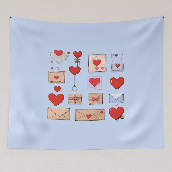 Item preview, Love Letter Blue  designed and sold by LEGACY-ART.