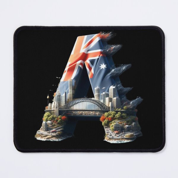 Item preview, Australian Pride - Iconic Landmarks in the Letter "A" designed and sold by JStLAiART.