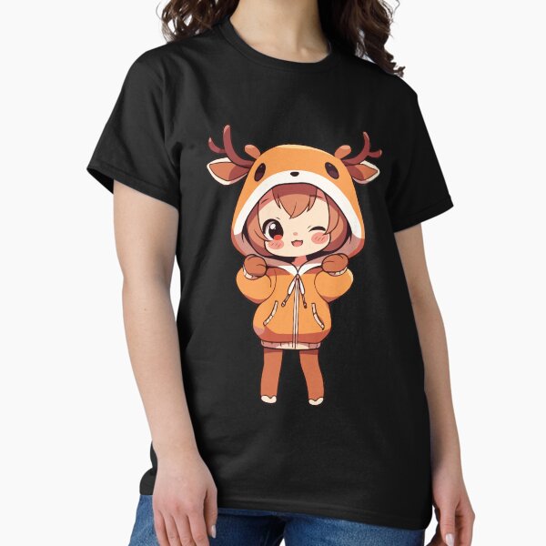 Aperçu de l'œuvre Fille animée kawaii créée et vendue par BrownHorse90s.