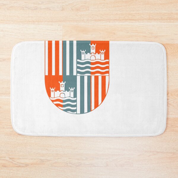 Artikelvorschau, Die Flagge von Bredstedt orange mit grau entworfen und verkauft von CREATi AG.