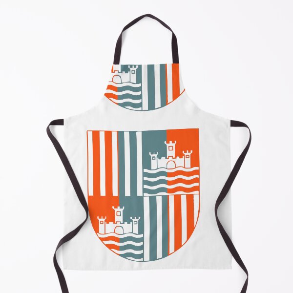 Item preview, The flag of Bredstedt orange with gray designed and sold by CREATi AG.