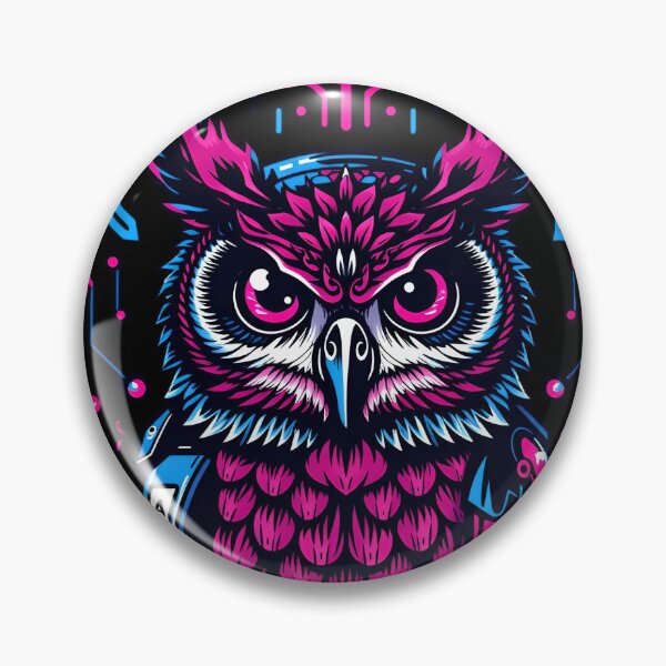 Item preview, Cyber Neon Owl designed and sold by Field-23.