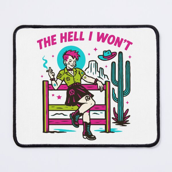 Item preview, The Hell I Won’t – Punk Edition designed and sold by Creative Magia.