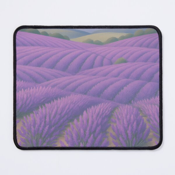 Item preview, Lavender Field Echo – Dreamy Landscape Seamless Pattern – Travel-Inspired Nature Art designed and sold by windylize.