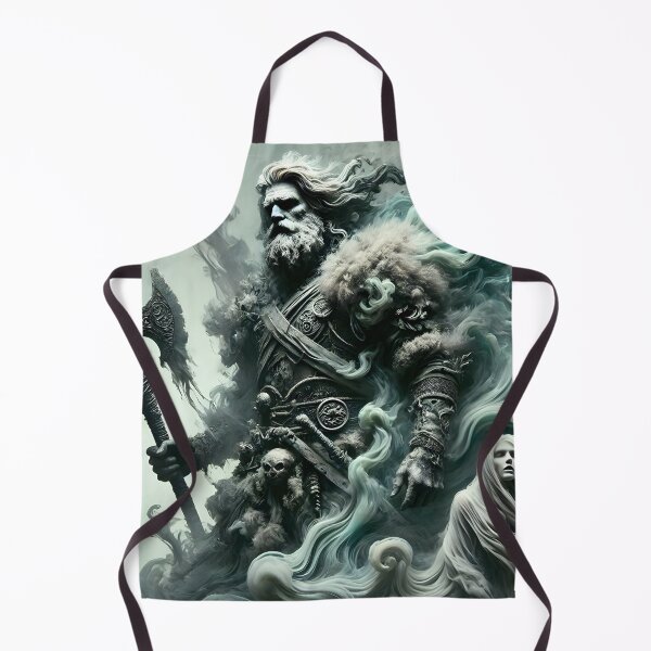 Item preview, "Grettir the Strong – Outlaw of the Icelandic Sagas | Norse Hero in Ethereal Mist" designed and sold by Umbra666.