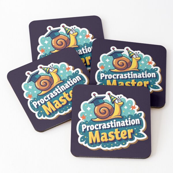 Item preview, Procrastination Master Funny Snail Graduation Humor designed and sold by Ajay Creative Studio.