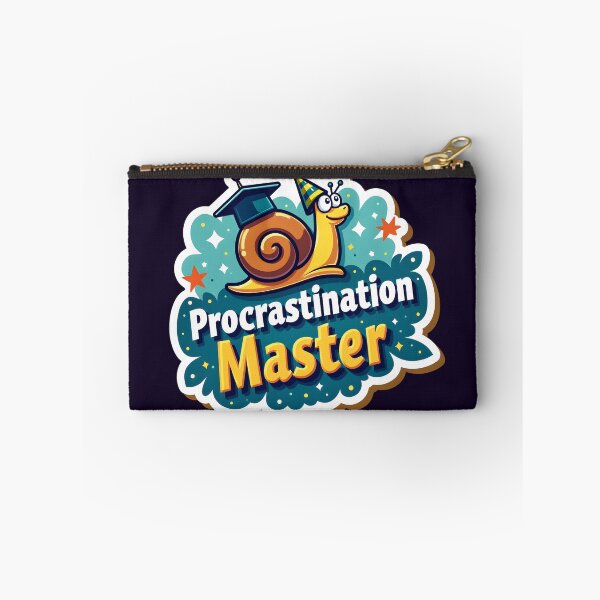 Item preview, Procrastination Master Funny Snail Graduation Humor designed and sold by Ajay Creative Studio.