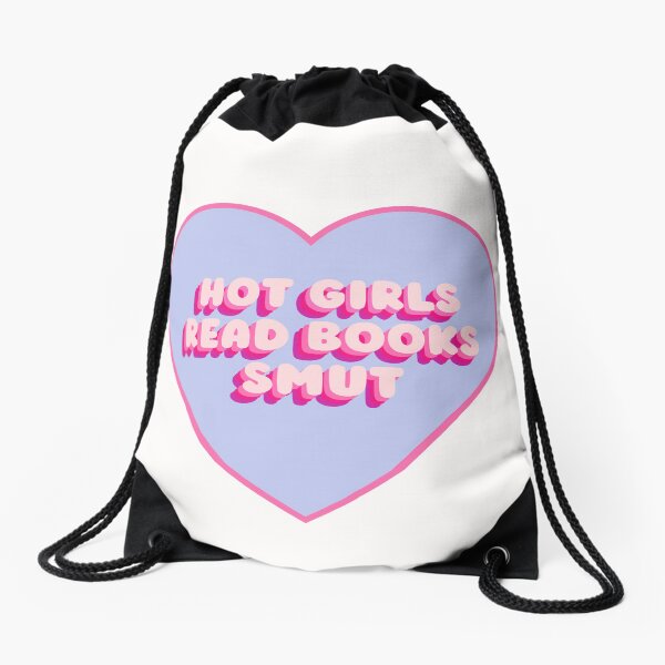 Item preview, Hot Girls Read Books Pink and Blue - Girly Gifts Aesthetic - Hearts Books Design  designed and sold by MatthewViews.
