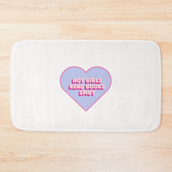 Item preview, Hot Girls Read Books Pink and Blue - Girly Gifts Aesthetic - Hearts Books Design  designed and sold by MatthewViews.
