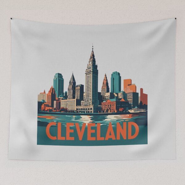 Item preview, Cleveland Cityscape designed and sold by Aise06.