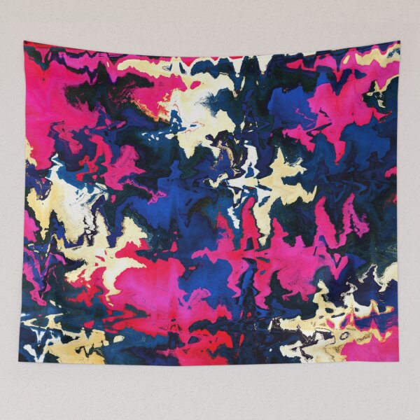 Item preview, Colorful, abstract, distorted artwork designed and sold by Sigtrix.