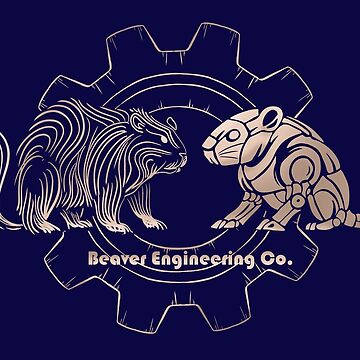 Aperçu de l'œuvre T-shirt « Timberborn Line Art » – Nature versus technologie dans le dessin au trait fin de Engl