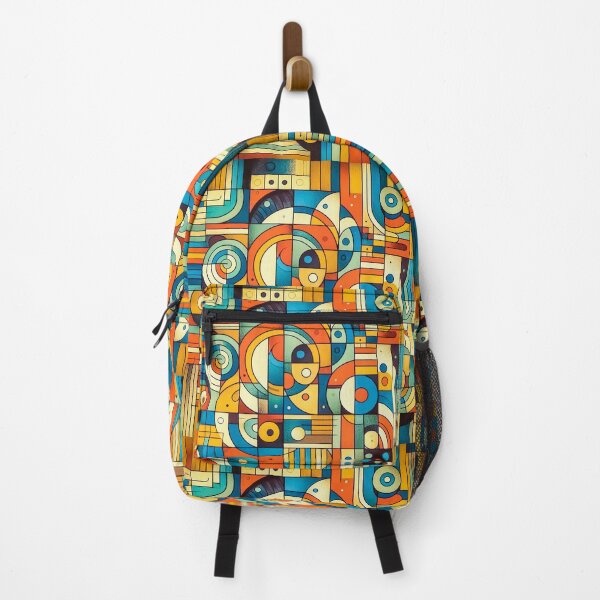 Item preview, Rhythms of Shape and Colour — Vibrant Abstract Geometry designed and sold by Dopamine Glitch.