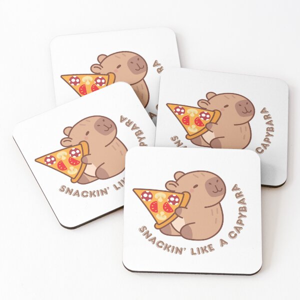Item preview, Snackin’ Like a Capybara – Cute Funny Animal Snack Lover T-Shirt designed and sold by Zezeshop1.