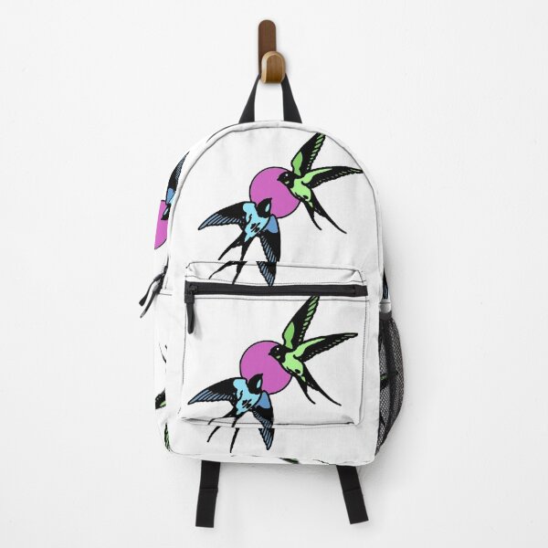 Item preview, Pastel Flight – Twin Birds with Neon Sunset designed and sold by Regal-Elegances.