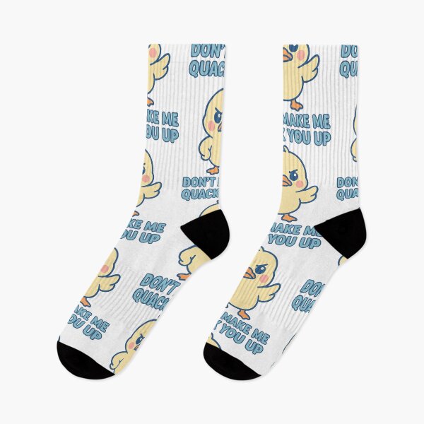 Item preview, Don’t Make Me Quack You Up – Funny Kawaii Angry Duck designed and sold by Asbiell.