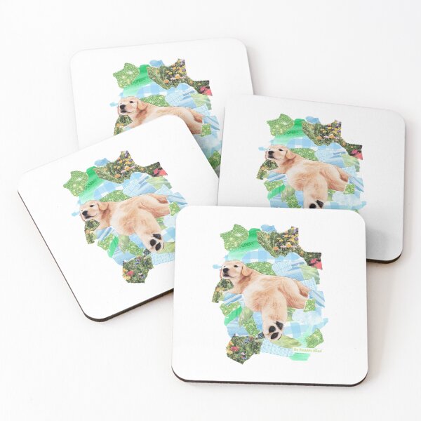 Item preview, Booty Dog | Cute silly labrador puppy collage design designed and sold by OnBambisMind.