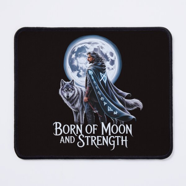 Item preview, Bound by Legends Mystical Runic – Wolf and Moon Warrior Shirt designed and sold by Slavicsoul.