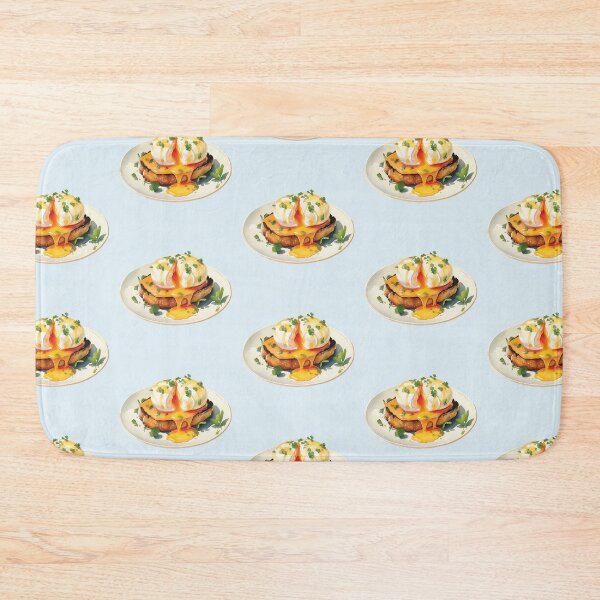 Item preview, Plate of Single Egg Benedict with Hollandaise Sauce designed and sold by Alicia Chee.