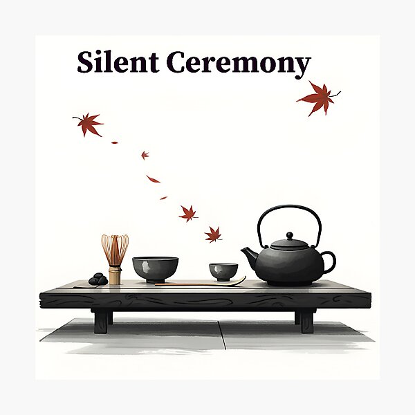 Item preview, Silent ceremony. Zen art. Traditional Japanese tea ceremony set designed and sold by GCBTienda.