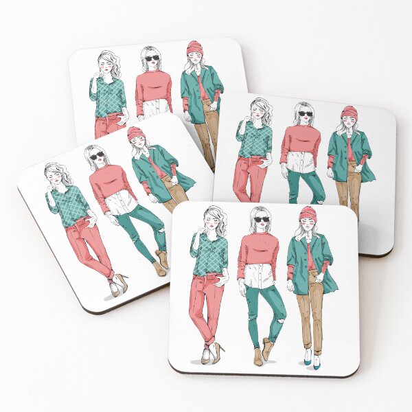 Item preview, Trendy Fashion Girls | Modern Street Style Art designed and sold by Mahmoud Salah.