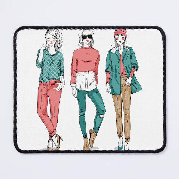 Item preview, Trendy Fashion Girls | Modern Street Style Art designed and sold by Mahmoud Salah.