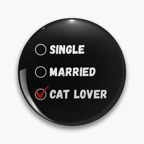 Item preview, Single Married Cat Lover, Cat Lover Shirt designed and sold by Sleepy Cat Design.