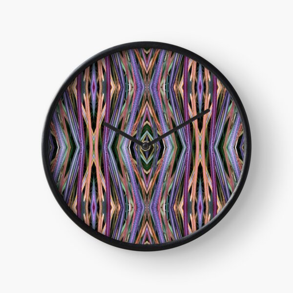 Miscanthus Stripe Clock