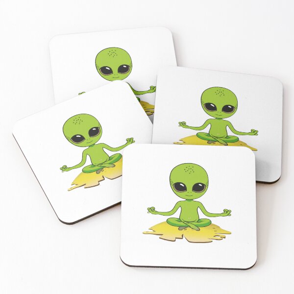 Item preview, A meditating alien on a planet designed and sold by shahinsy.