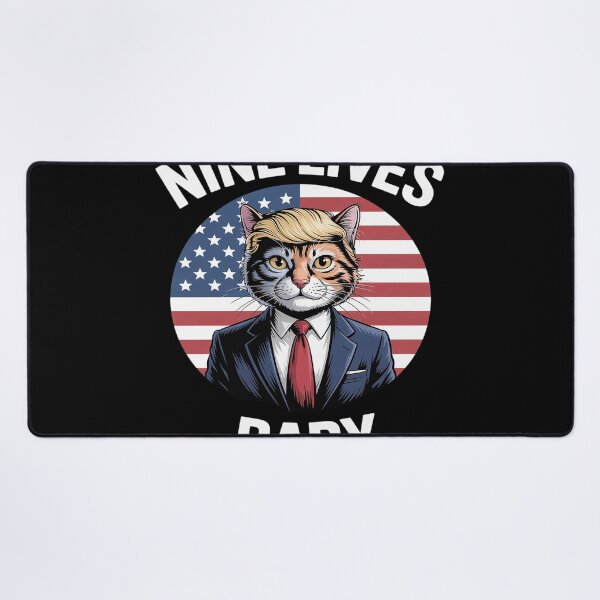 Item preview, Nine Lives Baby Funny Trump Cat Design designed and sold by splindoershop.