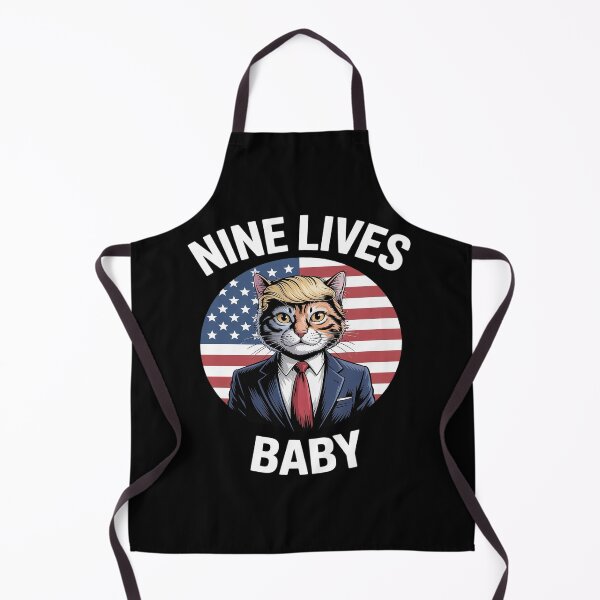 Item preview, Nine Lives Baby Funny Trump Cat Design designed and sold by splindoershop.