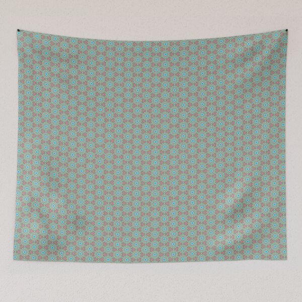 Item preview, Light Blue and Dark Red Circle Pattern designed and sold by Laurie Pyszkowski.